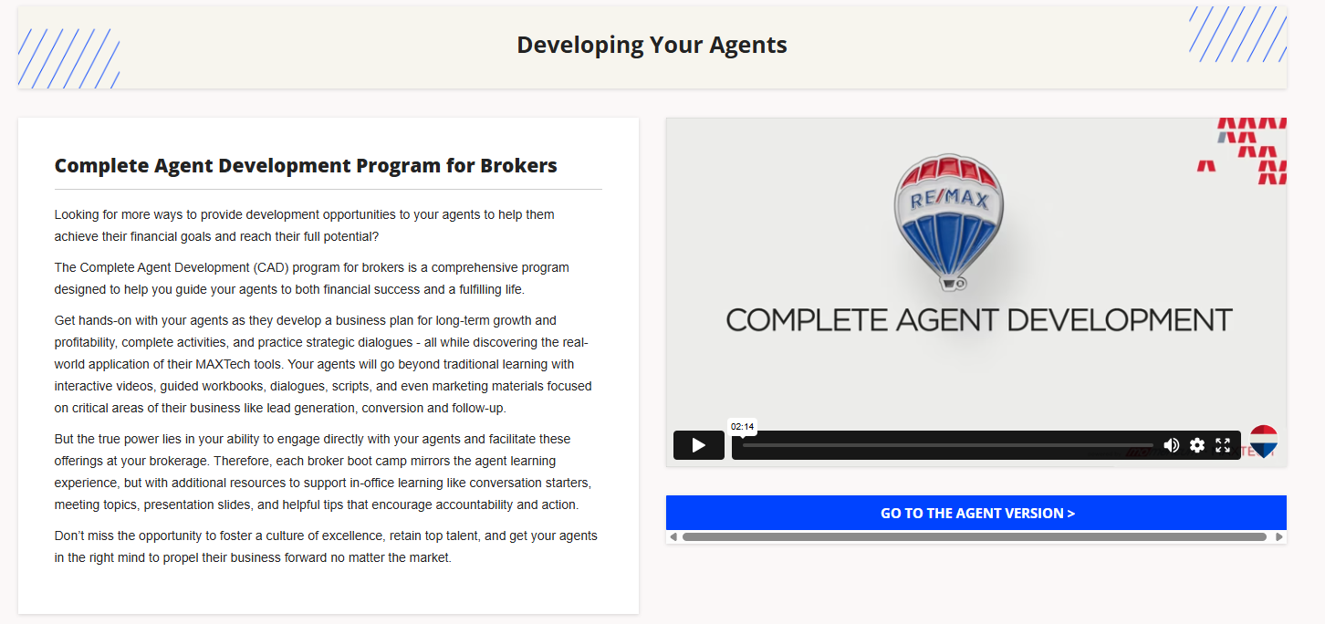 MOMENTUM FOR AGENTS MOMENTUM FOR AGENTS